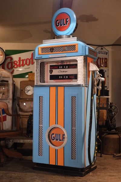 pompe a essence ancienne GULF